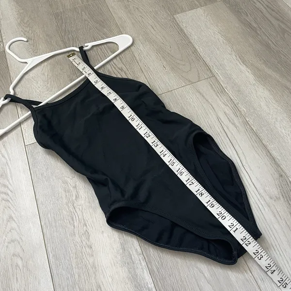 Jolyn Chevy Swimsuit one piece racerback womens Black (size 00) sporty beach - Image 5