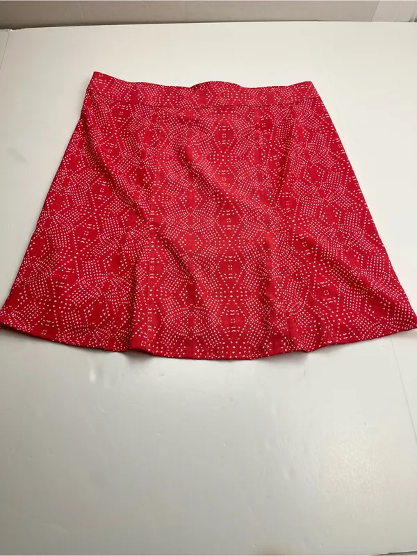 RipSkirt‎ Hawaii Boho Teaberry Pink Red Skirt Hook & Loop Medium Vacation NEW - Image 9