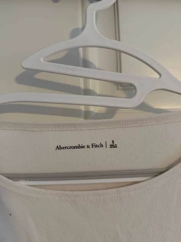 Abercrombie and Fitch White Long Sleeve - Image 2