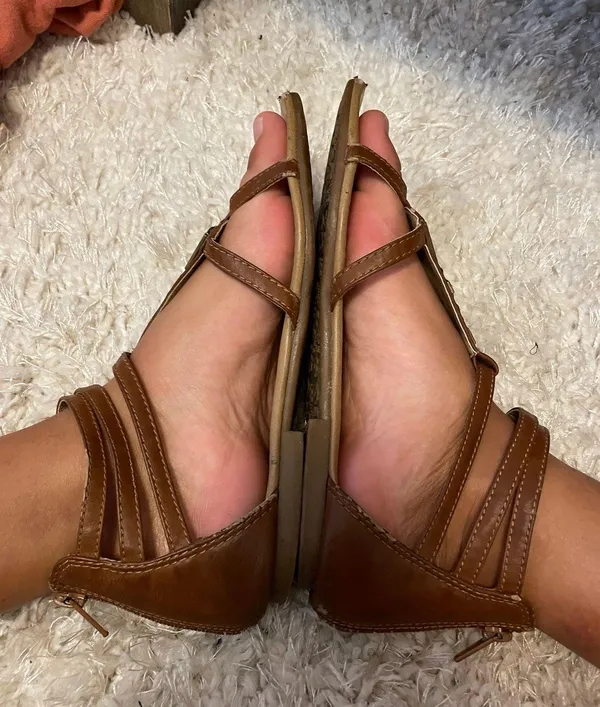 Brown Sandals Size 7 - Image 3