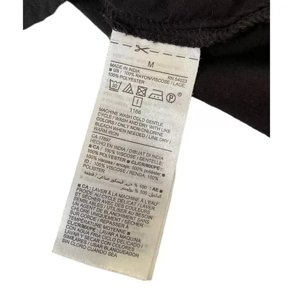 Old Navy Women's Medium Black Sleeveless Top with Lace | #11 - Image 6