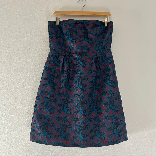 Anthropologie NWT Paprika Brocade Mini Dress - Image 4