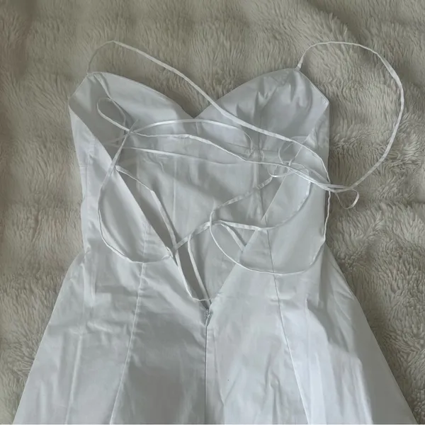 Khy White Dress Size 8 - Image 9