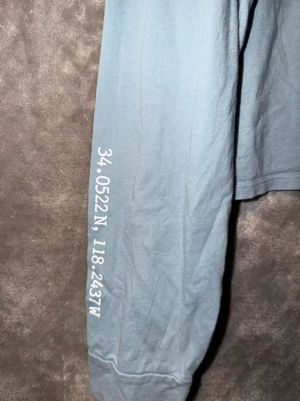 Dirtee Laundry Take Me Anywhere Long Sleeve Crop Top XL Blue - Image 8