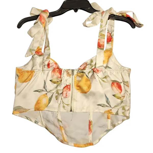 Cider Floral Halter Top Size Medium - Image 2