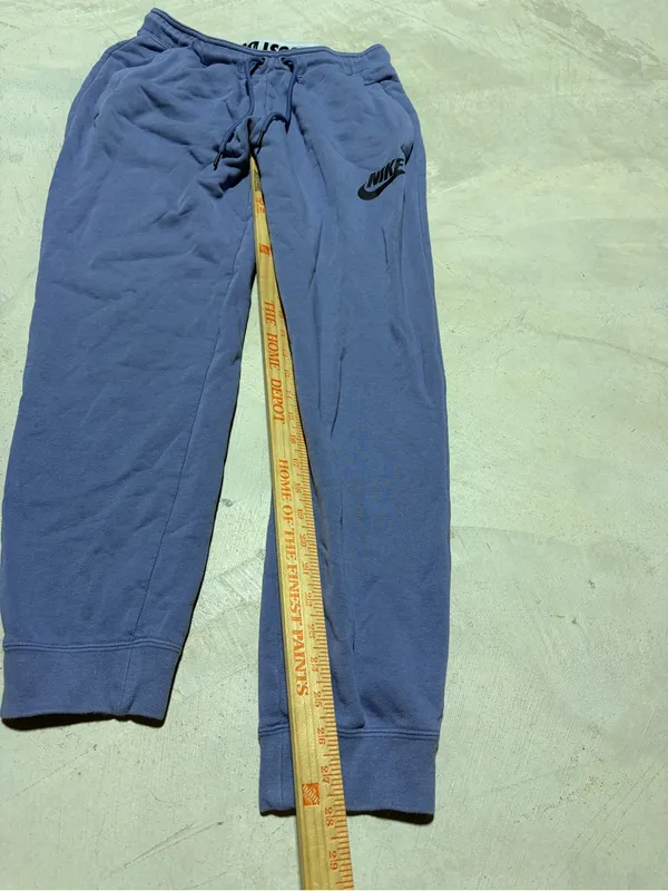 Nike blue joggers just do it medium - Image 2