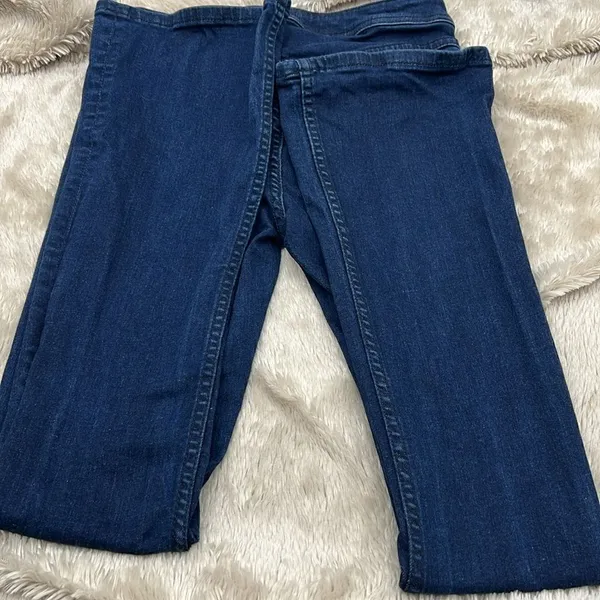 Free People button fly bootcut dark wash jeans 27 - Image 4
