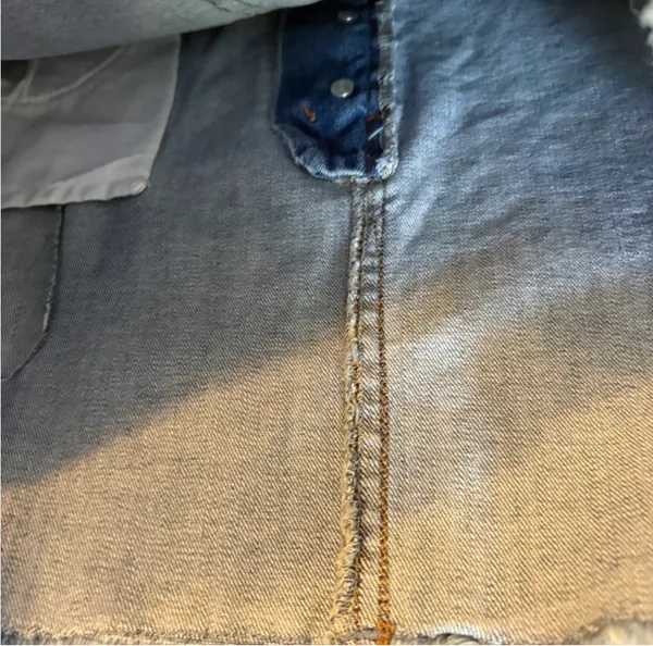 Altar’d State Distressed Denim Mini Skirt - Image 4