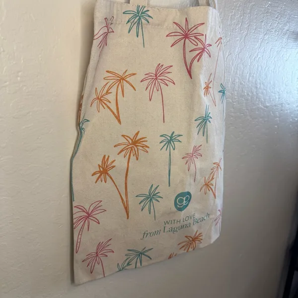 NWOT: Gorjana Palm Tree Prince Canvas Tote Bag - Image 3