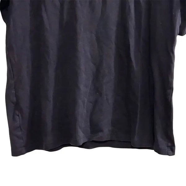 Ann Taylor‎ Women's Blue Mock Neck Short Sleeve T-Shirt M - Image 2