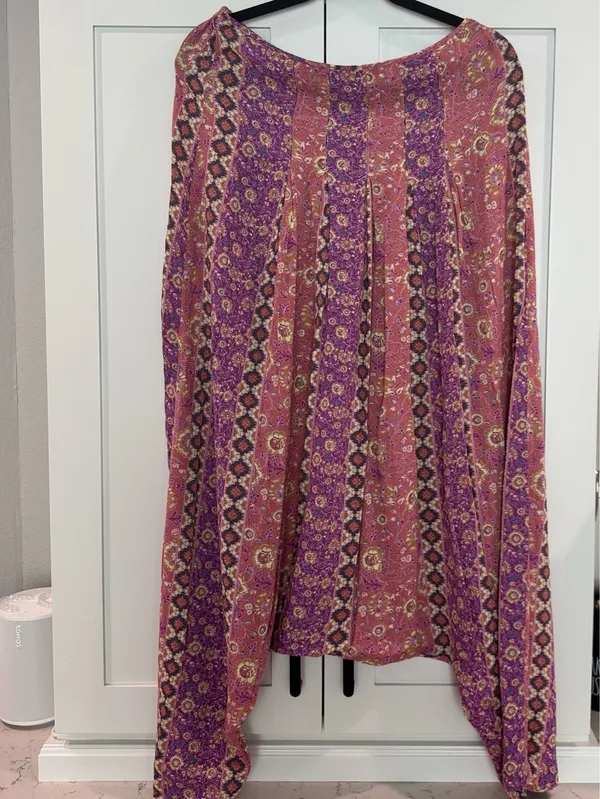 Free People Haley Harem Lounge Pants Boho Print - Image 5