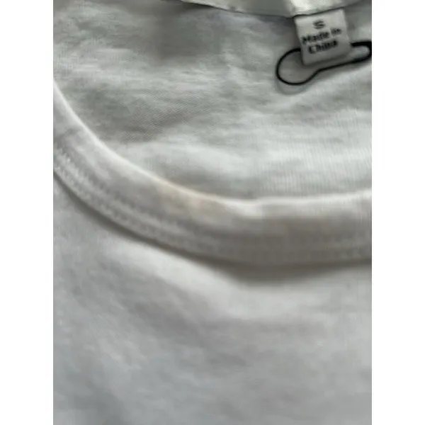 Joe’s Jeans Eyelet Flutter Sleeve Top T-Shirt White NEW NWOT Size S $148 - Image 7