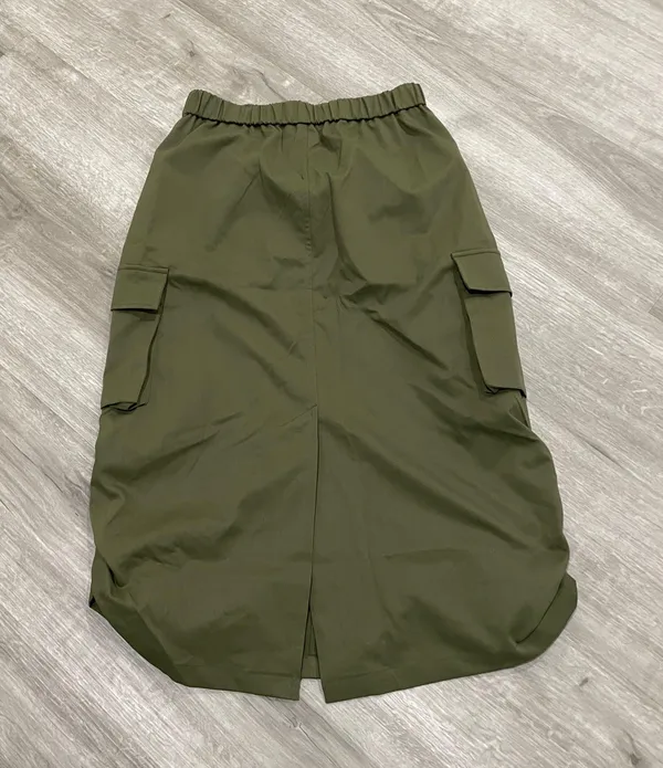 Green Cargo Skirt Size M - Image 4