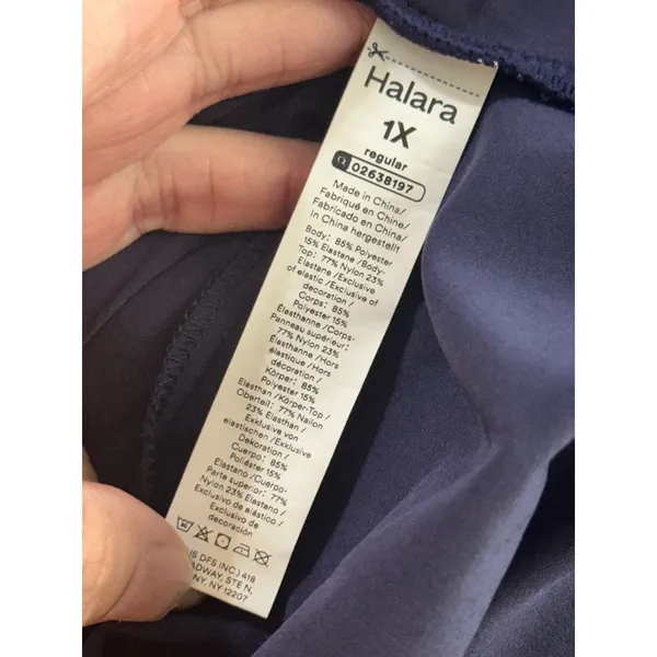 Halara Breezeful High Waisted Crossover Pocket Quick‎ Dry Pants Patriot Blue 1X - Image 7
