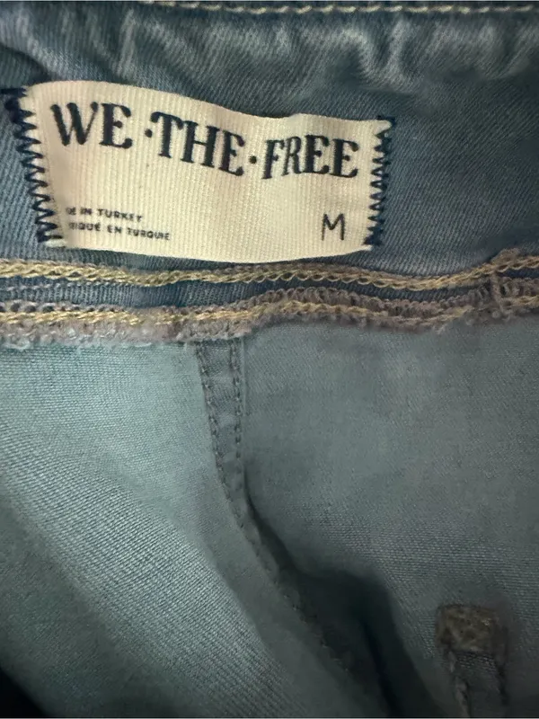 NWT We The Free In My Feelings Pull On Mid Rise Boot Crop Jeans Medium - Image 5