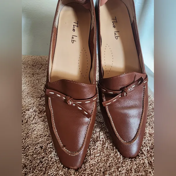 Women's Brown Loafers. Size 35. Brand the lab. That's right - Image 16