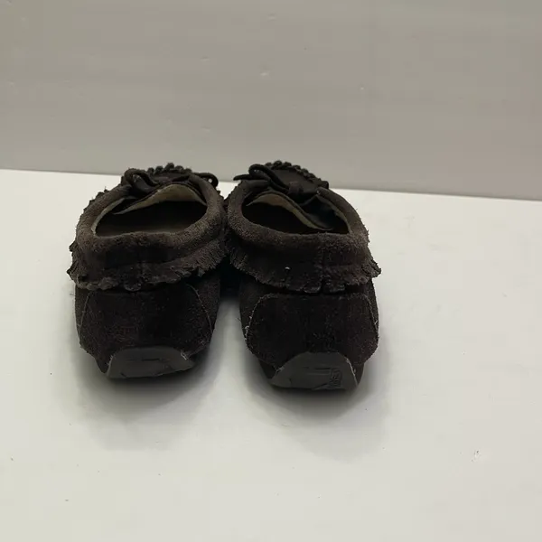 KENNETH‎ COLE REACTION Brown Suede Sherpa Comfort Flat Slipper Shoe Womens 8 - Image 4