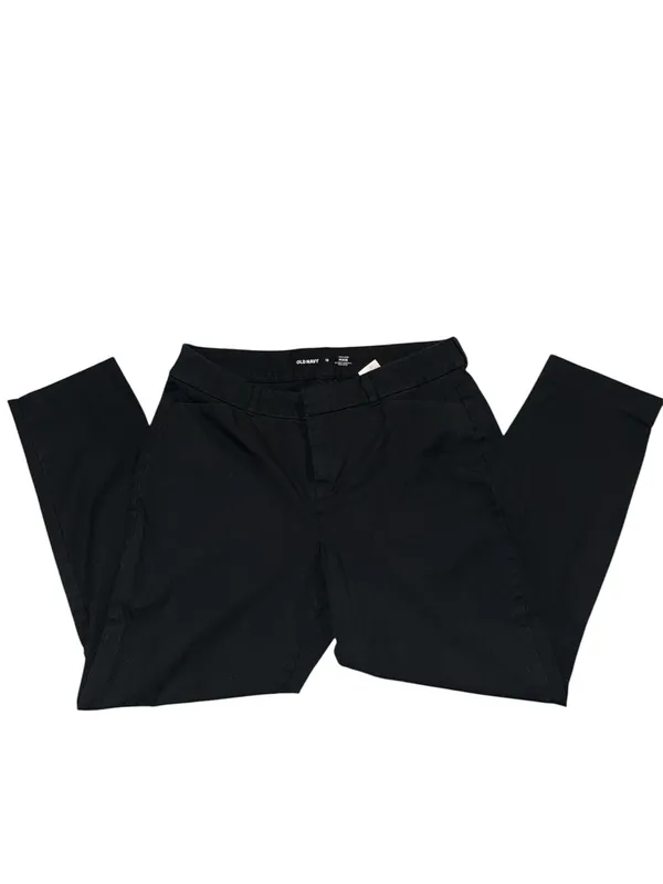 Old Navy High Waisted Pixie Black Straight-Leg Pants - Image 2