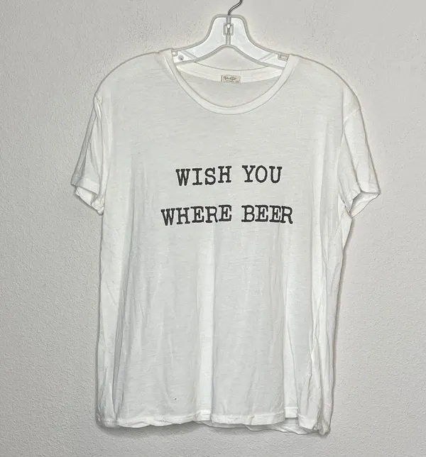 John Galt "Wish You Where Beer" T-Shirt - Image 9
