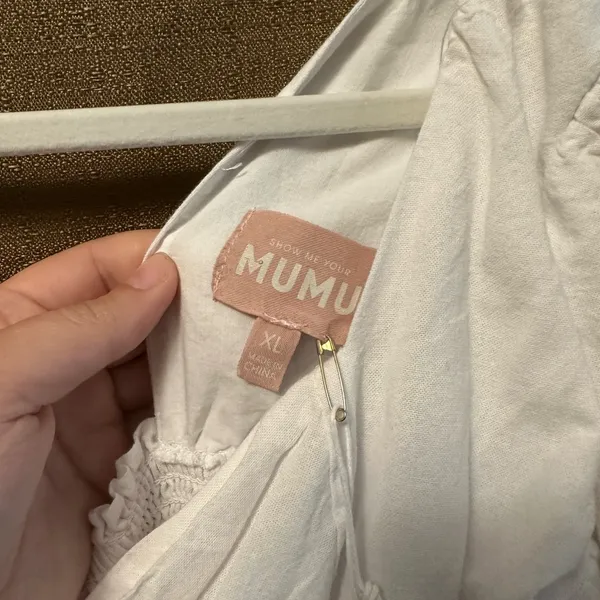 NWT Show Me Your Mumu Mandi Mini Dress White Size XL - Image 6