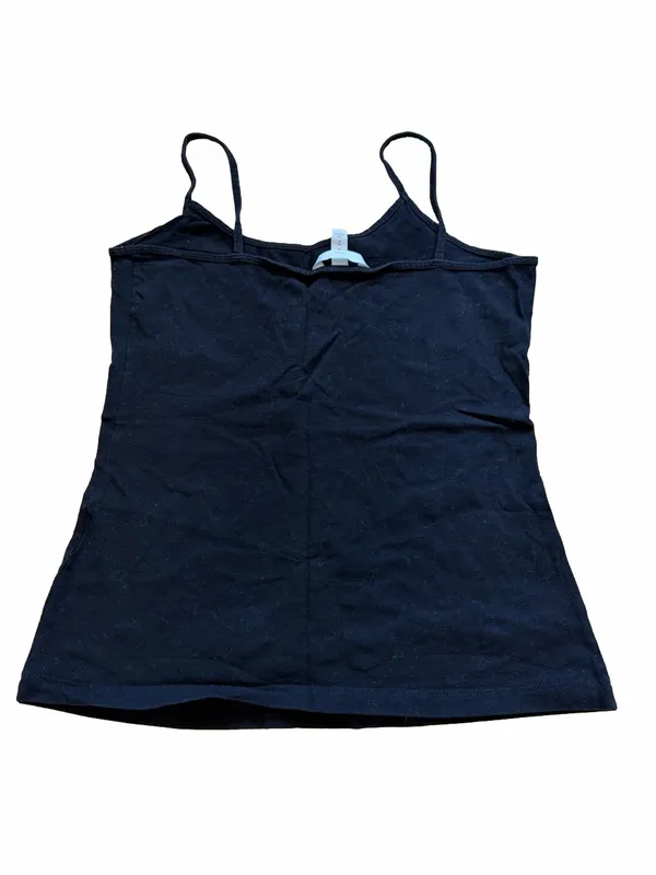 H&M Basics Women’s Black Spaghetti Strap Tank Top - Image 2