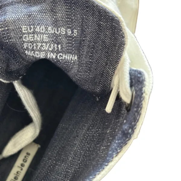 Calvin Klein Canvas High Top Sneakers (Size 9.5) - Image 9