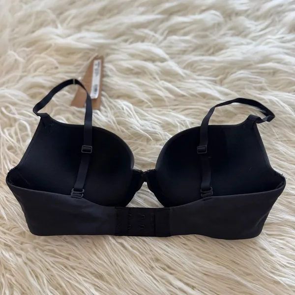Skims Fits Everybody Push Up Demi Bra Onyx Size 30D - Image 5