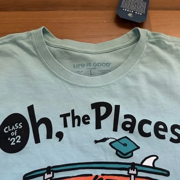 Life is Good x Dr Seuss Class of 2022 Crusher T-shirt - Image 4