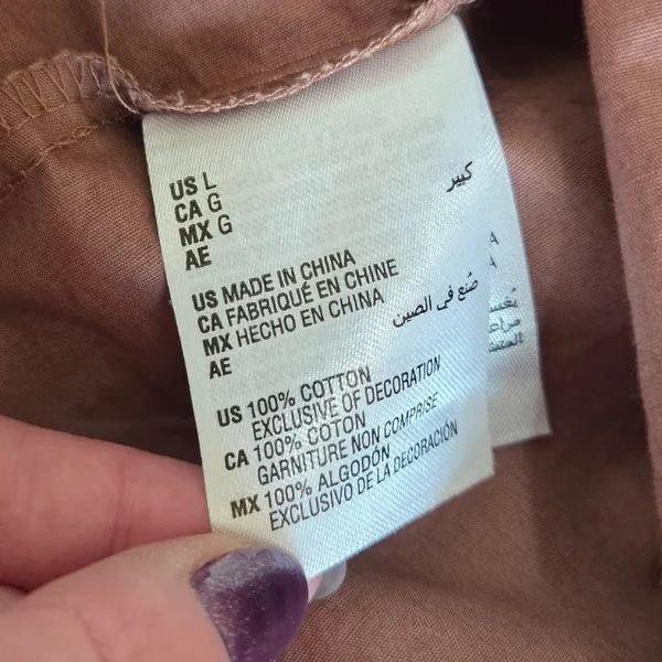 And Now This Brown Strapless Bandeau Shirred Body Midi Dress Sundress Size Large - Image 8