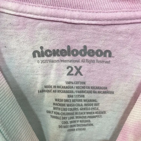 Nickelodeon Rugrats Long Sleeve Tie Dye T-Shirt 2XL - Image 4