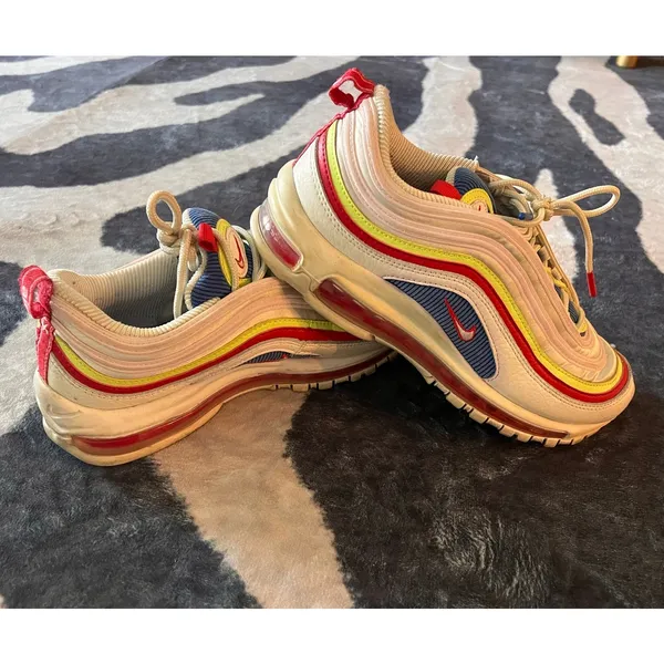 Nike Air Max 97 Corduroy White Multicolor Women's Sneakers - Image 5