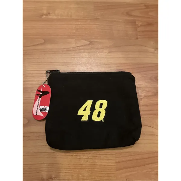 Race Ready Lady Nascar Canvas Zippered Bag #48 Black - Image 4