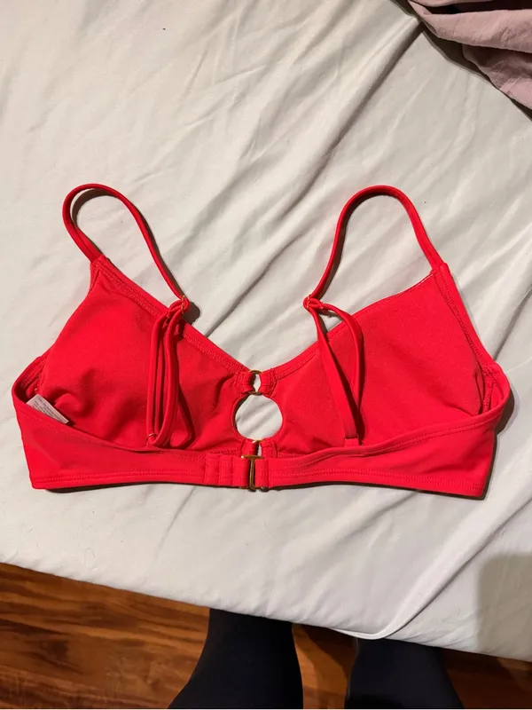 wild fable red Cutout Bikini top with Adjustable Straps - Image 2