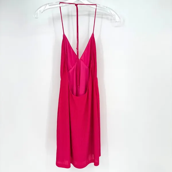 Superdown Revolve Margo Halter Mini‎ Dress Womens Small Pink Party Clubwear Boho - Image 7