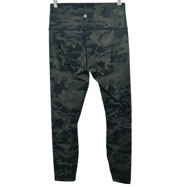 LULULEMON Align Pant II Leggings Women's 8 Yoga Heritage 365 Camo Green 25"‎ - Image 7