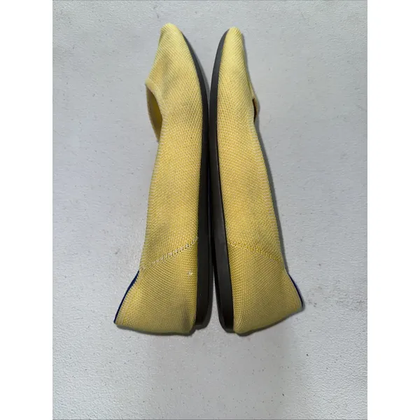 Rothys Womens Marigold Yellow Flat Slip on Shoes The Point 9.5 - Image 9