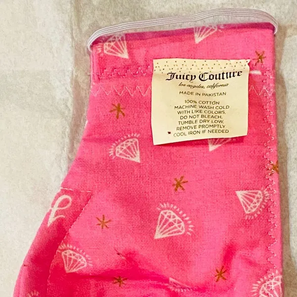 😷Handmade LIMITED Juicy Couture Face Mask - Image 4