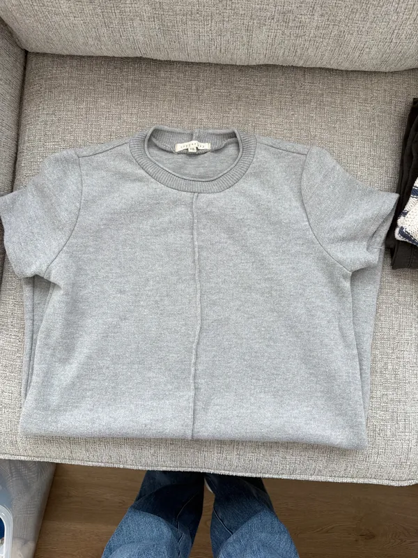 Copper Key Gray Sweater Knit Dress - Image 2
