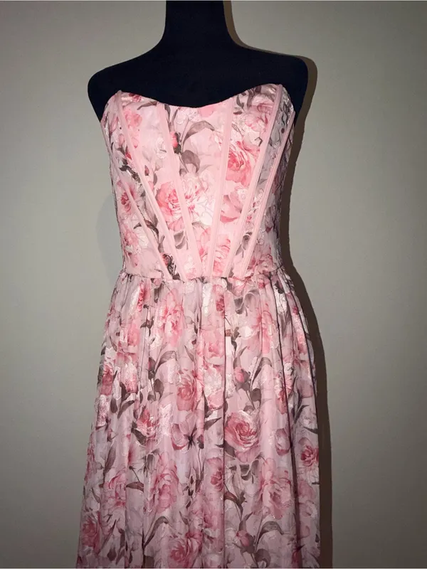 NWOT Lulus special moment pink flora dress - Image 4