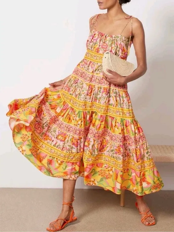 Farm Rio Women's Mixed Fruits Paradise Midi Dress - Image 14