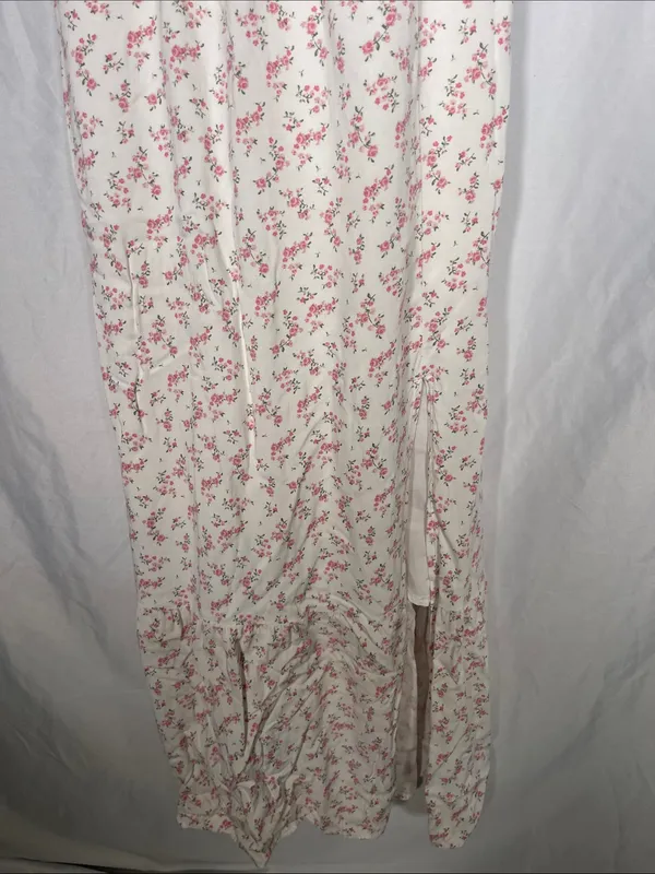 Hollister Womens Pink Floral Maxi Dress Xs - Image 3