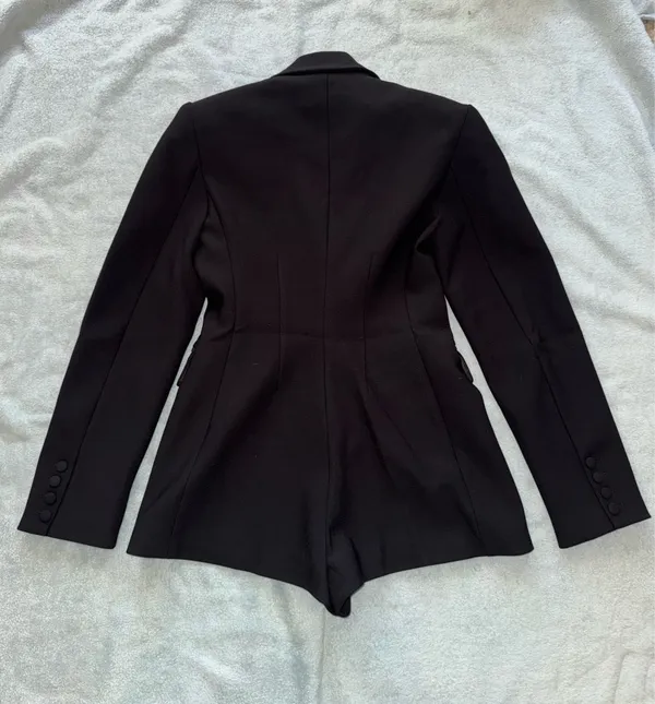 Naked Wardrobe Romper Black - Image 5
