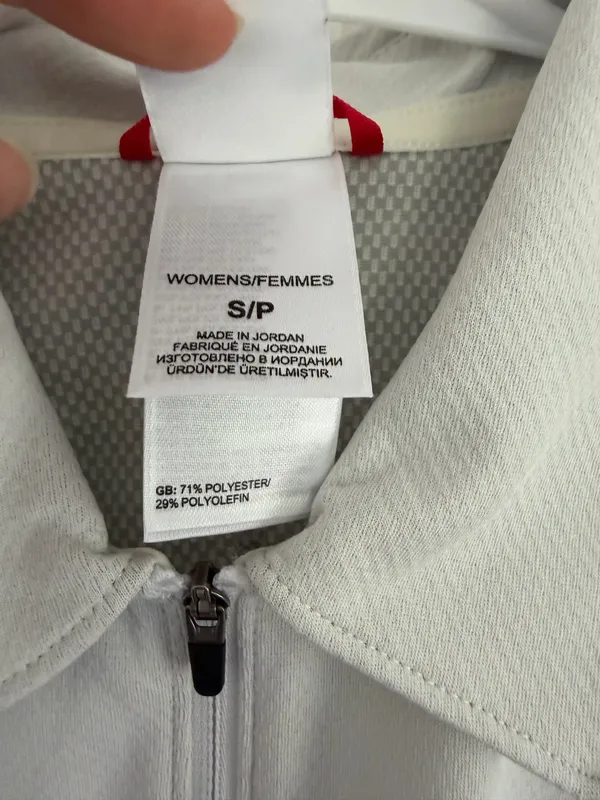 The North Face Women White Quarter Zip Short Sleeve Polo Shirt S P Outdoor Golf - Image 5