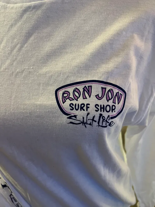 Ron Jon White Long Sleeve - Image 2