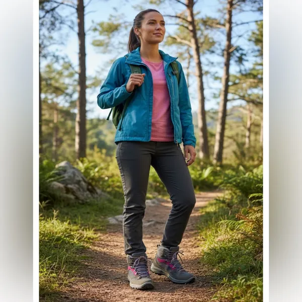 Garsport Women's Hiking Boots Gray & Pink 38 (US 7) - Image 8