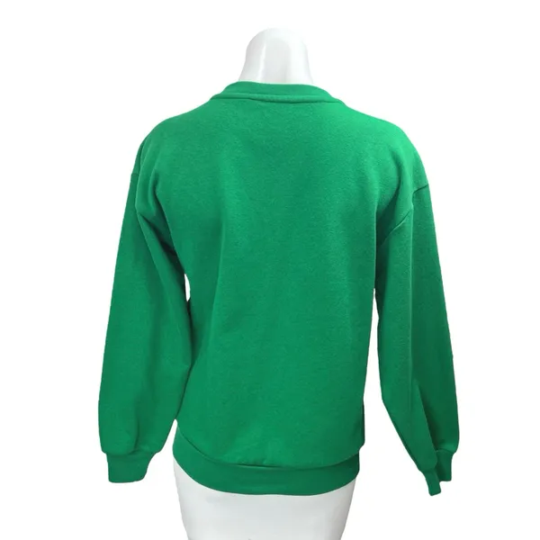 Disney Winnie The Pooh Light Up Christmas Green Graphic Sweatshirt Sweater Top - Image 2