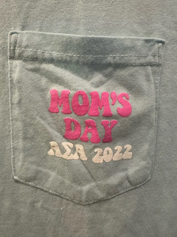 Comfort Colors Alpha Sigma Alpha Mom’s Day Pocket Tee - Image 3