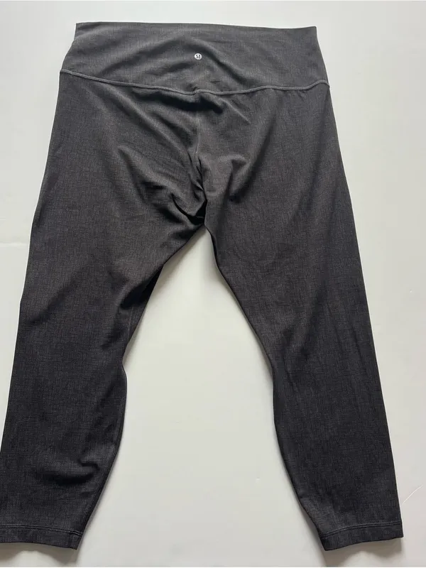 lululemon athletica High-Rise Pant 25” -Diamond Texture Print Black Multi -18 - Image 2