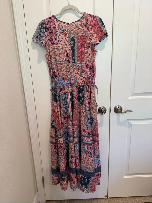 MATILDA JANE The Wildlife Patchwork Maxi Dress Perfectly Floral Boho S‎ - Image 5