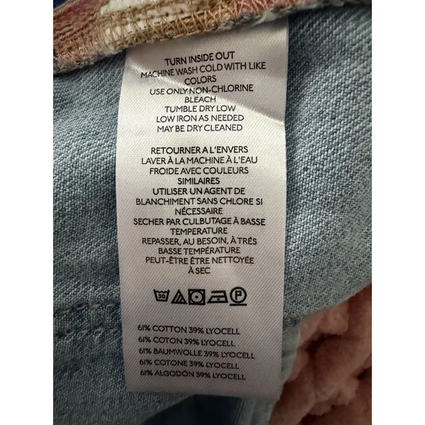 Free People We The Free Clark Pleated Denim Shorts Light Blue Women's Size Small - Image 12